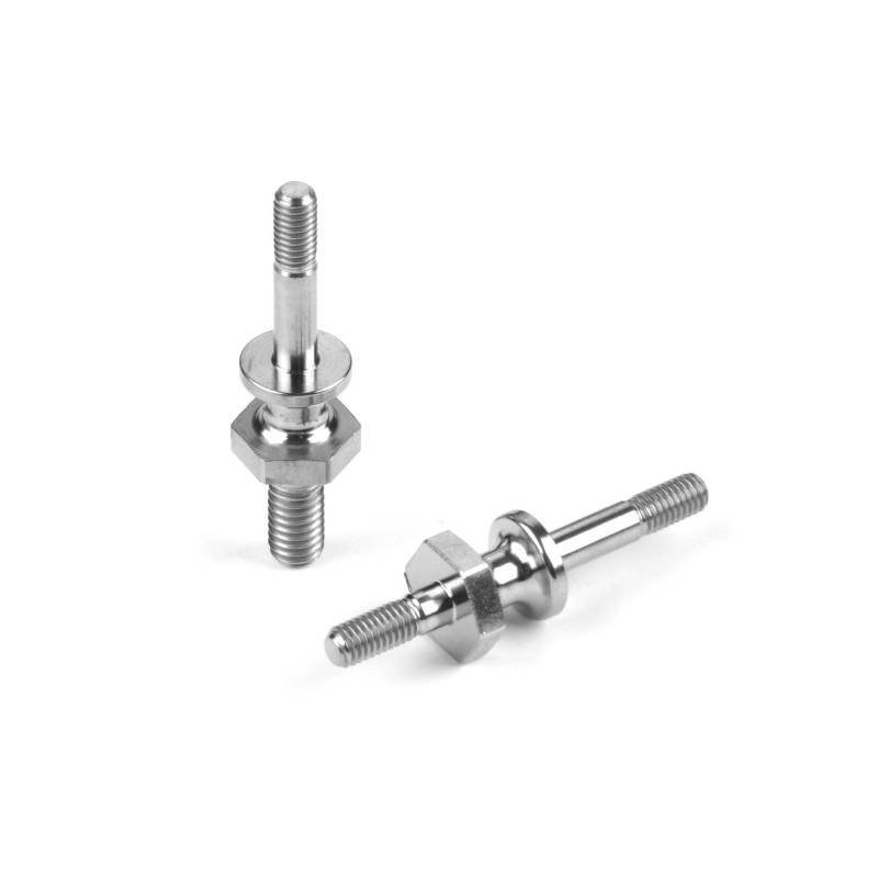 Eje soporte M4/M3 amortiguador titanio XB8 (2) Xray 358048-T