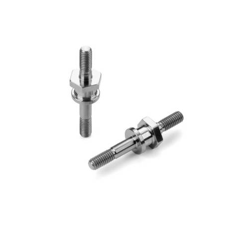Tornillo titanio amortiguador pivot bola hexagonal (2) Xray 368045-T