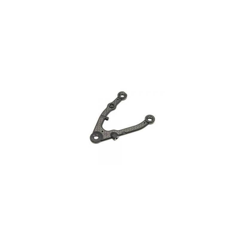 Trapecio delantero inferior fusión carbono CFF X4 medium Xray 302180-M