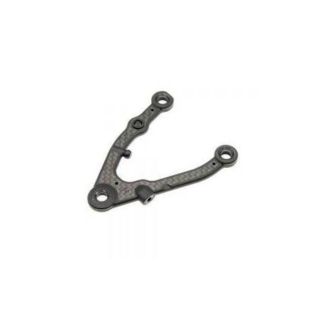 Trapecio delantero inferior fusión carbono CFF X4 medium Xray 302180-M