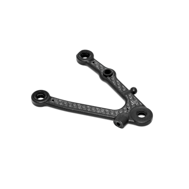 Trapecio trasero inferior fusión carbono CFF X4 medium Xray 303180-M