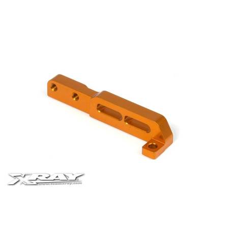 Soporte motor aluminio T4 naranja Xray 303053-O