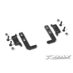Soporte carbono ajustable batería T4 Xray Ref. 306188