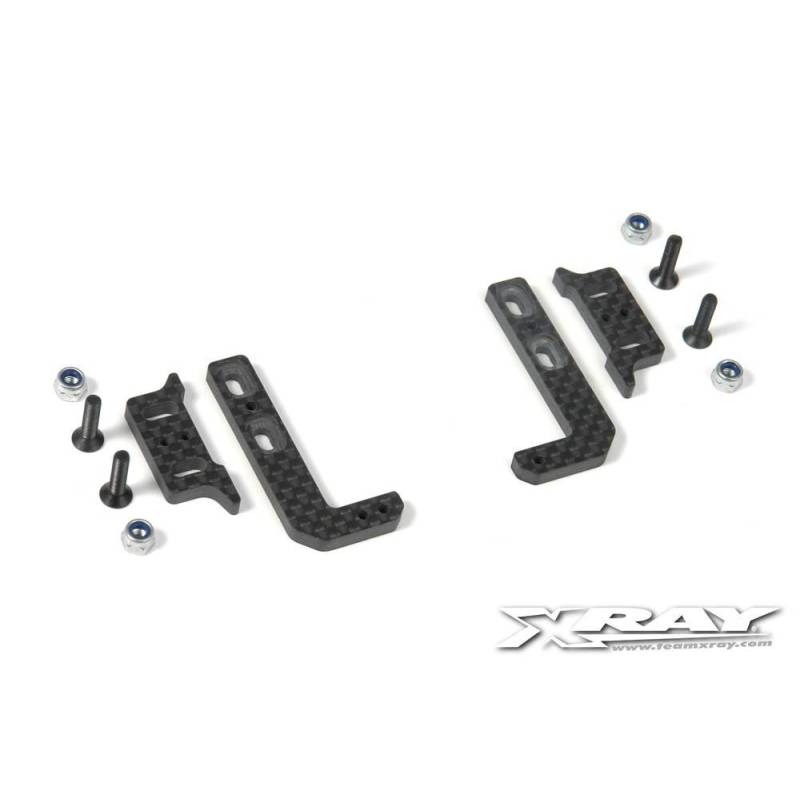Soporte carbono ajustable batería T4 Xray Ref. 306188