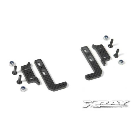 Soporte carbono ajustable batería T4 Xray Ref. 306188