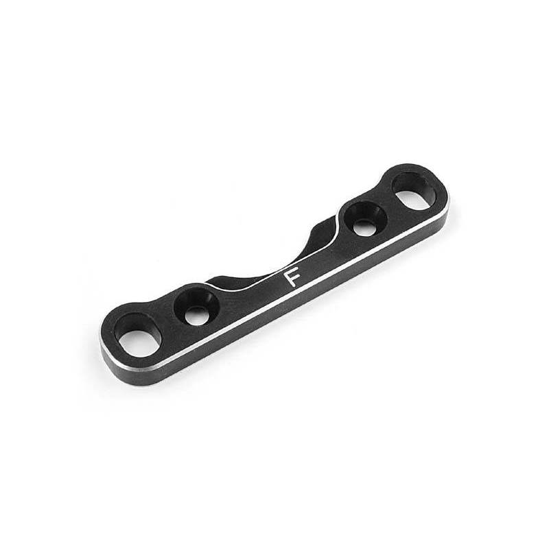 Placa aluminio delantera inferior trasera 5 mm Xray 352320
