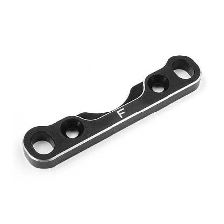 Placa aluminio delantera inferior trasera 5 mm Xray 352320