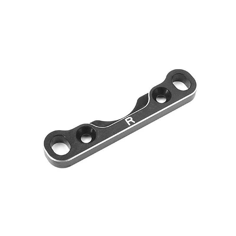 Placa antihundimiento trasera aluminio 0°-2° delantera 5 mm Xray 353310