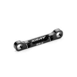 Placa convergencia trasera aluminio +2 5 mm Xray 363321