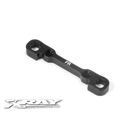Placa inferior delantera aluminio trasera 5 mm Xray 362320