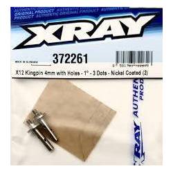 Kingpin 4 mm X12 1.0° 3 puntos niquel Xray 372261