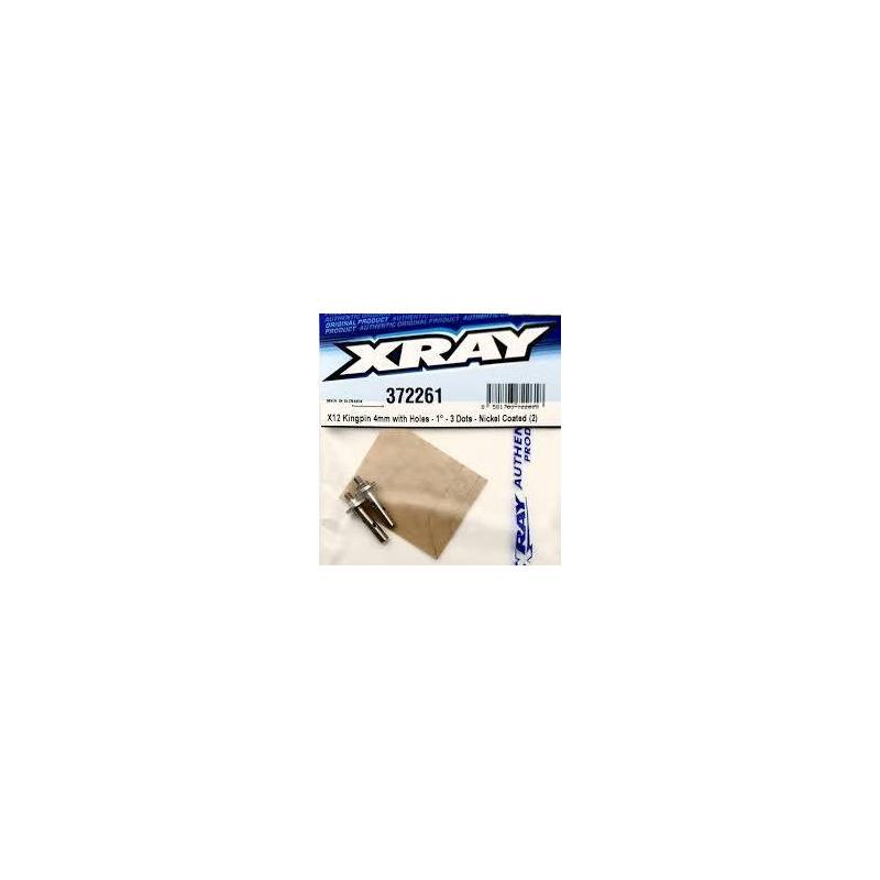 Kingpin 4 mm X12 1.0° 3 puntos niquel Xray 372261