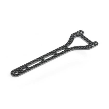 Soporte superior carbono X4'26 trasero dividido 1.6 mm Xray 301091-L