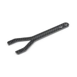 Soporte superior de carbono delantero dividido abierto 2.0mm X4'26 Xray Ref. 301090