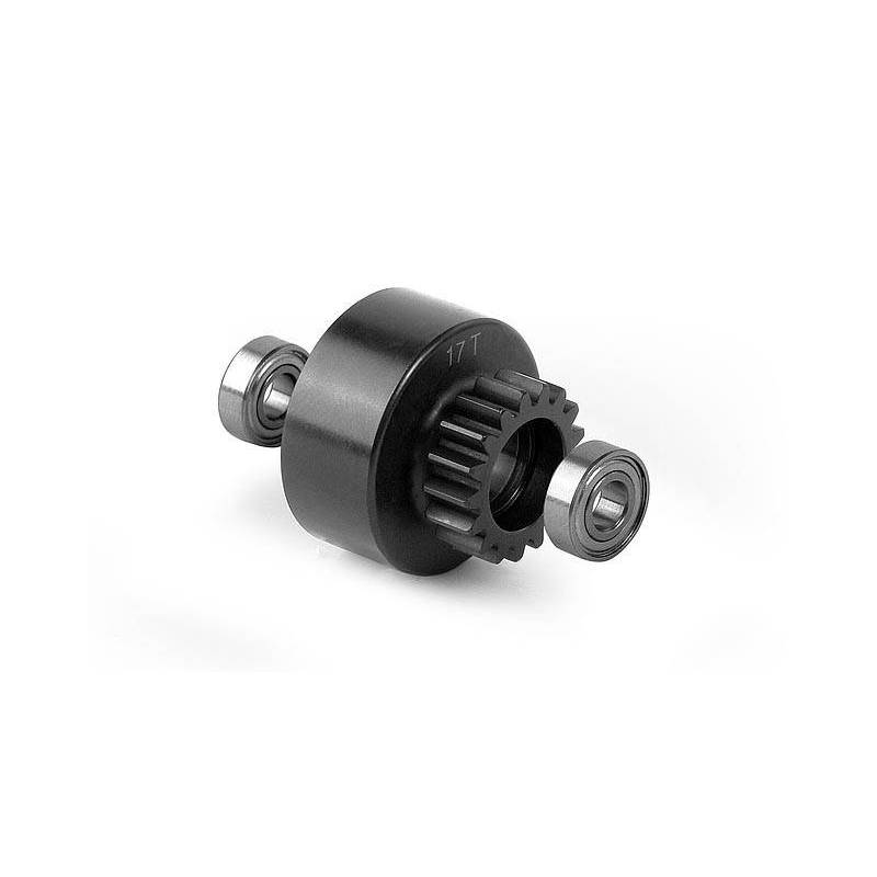 Campana embrague grande 17T + rodamientos 5x12x4 mm V2 Xray 358527