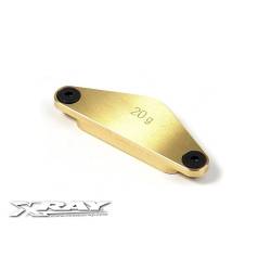 Peso chasis latón trasero 20g Xray Ref. 341183
