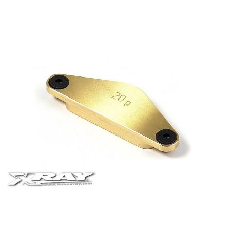Peso chasis latón trasero 20g Xray Ref. 341183
