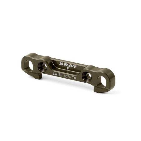 Placa aluminio delantera inferior delantera XB808 7 mm Xray 352313