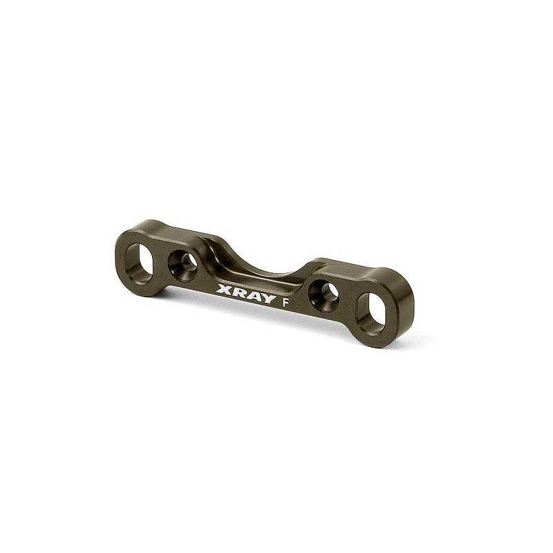 Placa aluminio delantera inferior XB808 trasera 7 mm Xray 352322