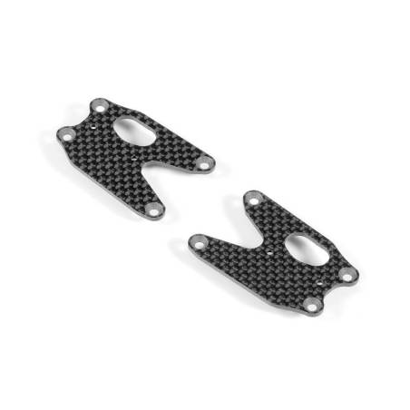 Placas carbono trapecio trasero 1.6 mm (R/L) Xray 363190