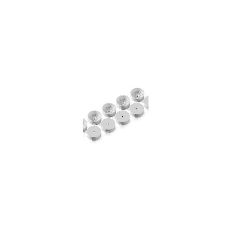 Llanta delantera Aerodisk 2WD hexágono 12 mm blanco hard (10) Xray 329900-H