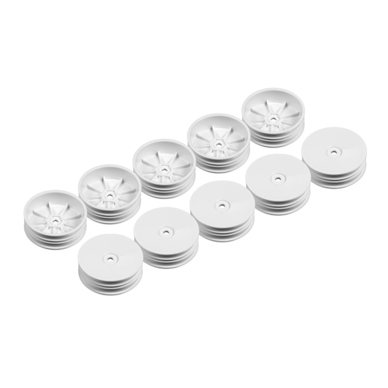 Llanta delantera Aerodisk 2WD estrecha blanco (10) Xray 329904-M
