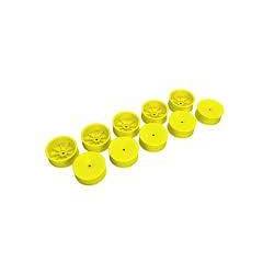 Llanta delantera 4WD aerodisk 12mm IFMAR amarilla dura (10) Xray 369902-Y