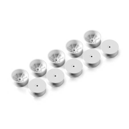 Llanta delantera 4WD aerodisk 12mm IFMAR blanca dura (10) Xray 369902-H