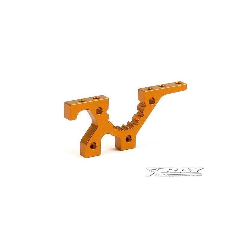 Soporte ajustable suspensión delantera inferior T3 alu naranja Xray 302027-O