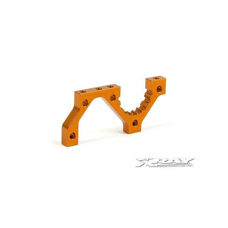 Soporte ajustable suspensión trasera inferior T3 alu naranja Xray 303022-O