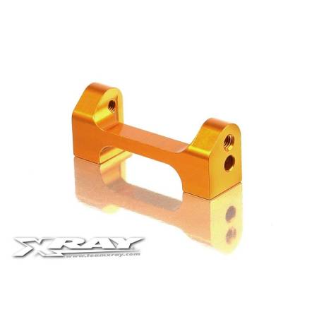Soporte inferior aluminio suspensión delantera 1 pieza naranja V2 Xray 302047-O