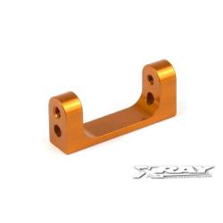 Soporte suspensión trasera inferior aluminio T4 naranja Xray 302050-O