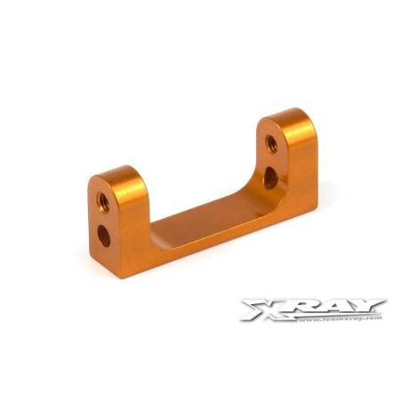 Soporte suspensión trasera inferior aluminio T4 naranja Xray 302050-O