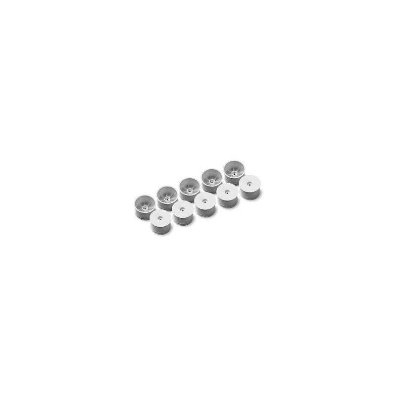 Llanta trasera Aerodisk 2WD/4WD hexágono 12 mm IFMAR blanco hard (10) Xray 329901-H