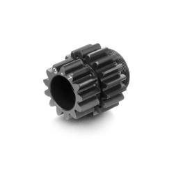 Piñón aluminio 13/17T tratamiento duro Xray 358420