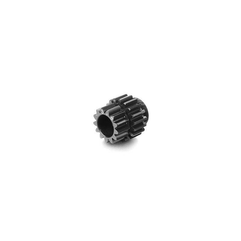 Piñón aluminio 13/18T tratamiento duro Xray 358421