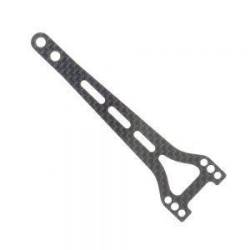 Soporte superior de carbono parte trasera dividida 2.0mm X4 Xray Ref. 301073