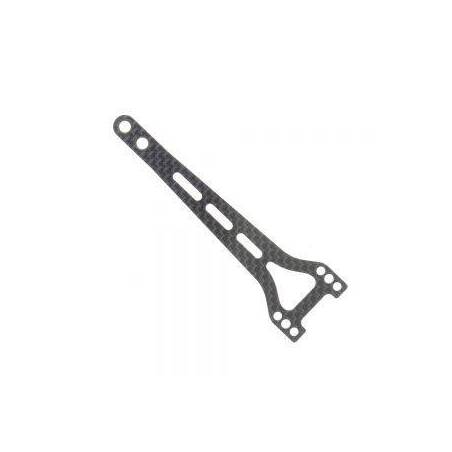 Soporte superior de carbono parte trasera dividida 2.0mm X4 Xray Ref. 301073