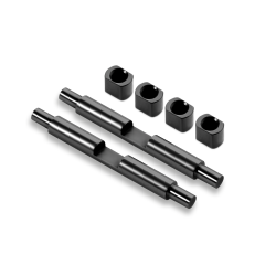 Extreme heat resistant center alu diff pin with inserts (2+4) Xray 355087