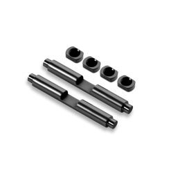 Extreme heat resistant F/R alu diff pin with inserts (2+4) Xray 355086