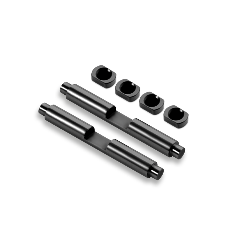 Extreme heat resistant F/R alu diff pin with inserts (2+4) Xray 355086
