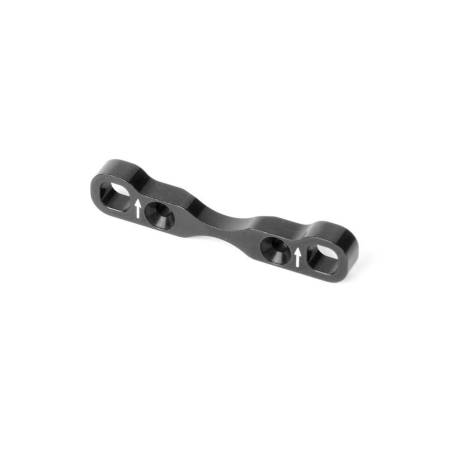 Placa soporte aluminio HS trasero-delantero Xray 363316