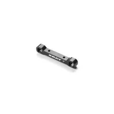 Placa convergencia aluminio trasera ancha delantera Xray Ref. 323315