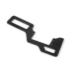 Soporte carbono bandeja radio XB808 Xray 356111