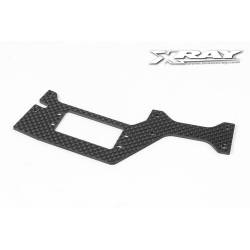 Soporte carbono bandeja radio XB808'11 Xray 356117