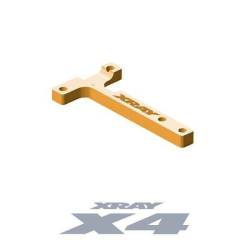 Placa latón en forma T chasis X4 10g Xray Ref. 303767