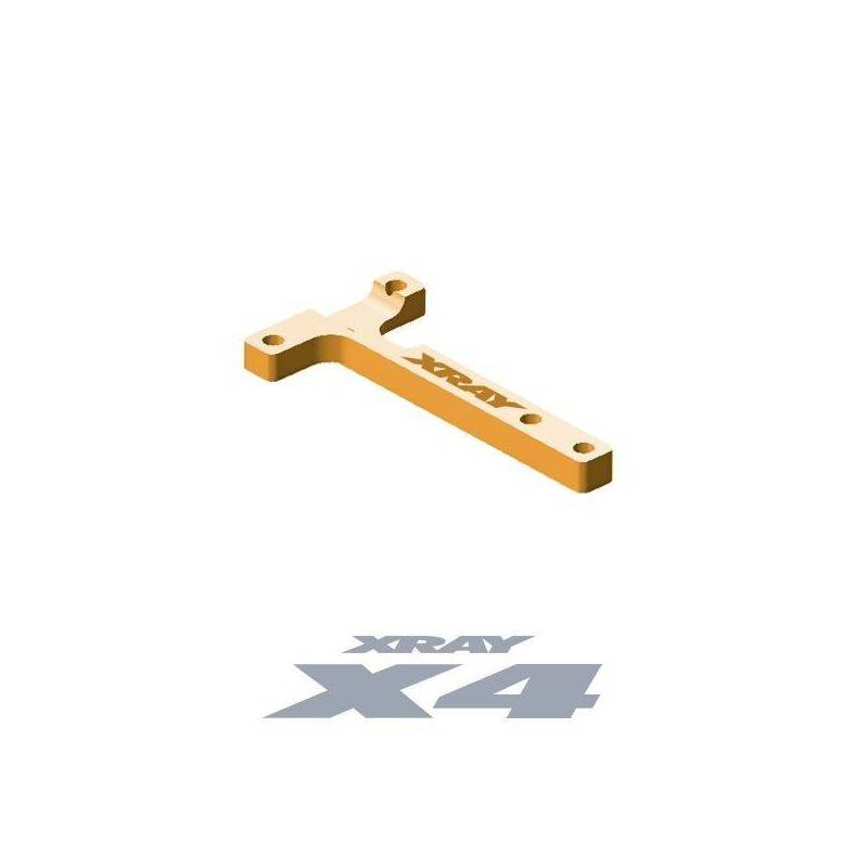 Placa latón en forma T chasis X4 10g Xray Ref. 303767