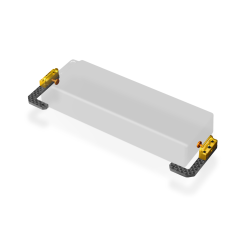 Ajustador batería T4'19 graphite + soporte bronce Xray Ref. 306198