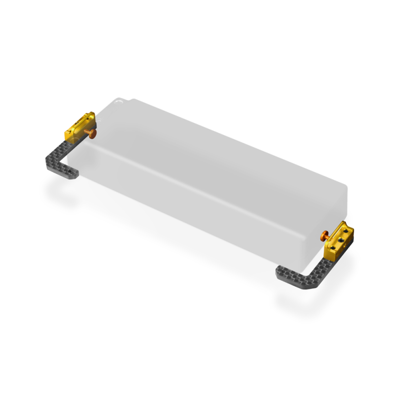 Ajustador batería T4'19 graphite + soporte bronce Xray Ref. 306198