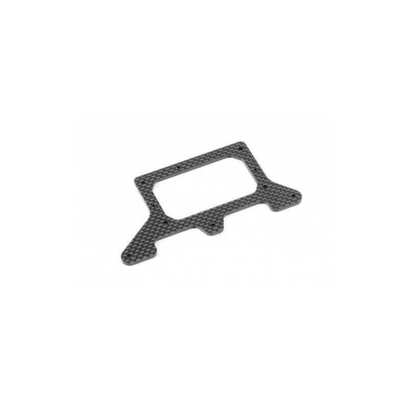 Placa inferior pod trasero carbono X1 2.5 mm Xray 371147